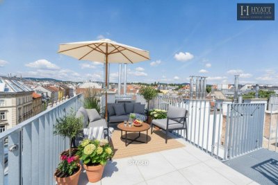 Exklusive Maisonette-Wohnungen | Terrassen | Dachterrassen | 360° Rundumblick | Toplage 1180 | Nähe Kutschkermarkt