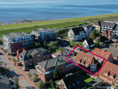 Moderne 2-Zimmerwohnung mit Deichblick auf Eigenland im Zentrum von Büsum zu verkaufen