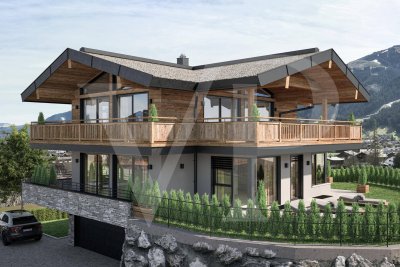 Landhaus Amethyst - Charmanter Neubau mit sonnigem Weitblick in Oberndorf in Tirol