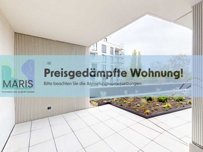 Moderne 3-Zimmer-Wohnung mit zwei Bädern und großzügiger Terrasse (mietpreisgedämpftes wohnen)