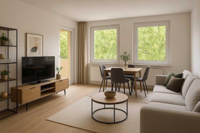 Solide vermietete 3-Zimmer-Wohnung als Kapitalanlage - inflationssicher & renditestark
