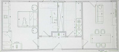 Stilvolle, vollständig renovierte 2-Raum-Wohnung mit Einbauküche in Hattersheim