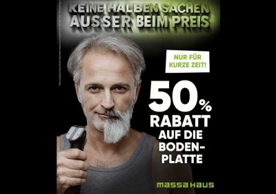 NEU "Keine halben Sachen, außer beim Preis" 50 % auf eure Bodenplatte oder Keller ��✅