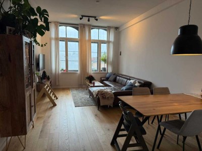 Tabakfabrik Steinfurt: Exklusive 152 m² Maisonettewohnung mit 4 Zimmern, 2 Bädern & Dachterrasse