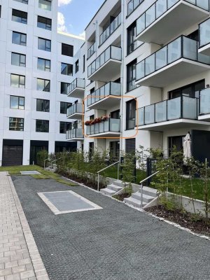 Neubau - hochwertige 2 Zi Whg 51 qm mit EBK + Südbalkon und Seezugang mit TG-Stellplatz