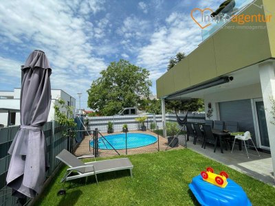 Wohnkomfort zum Wohlfühlen! Einziehen, wohlfühlen, genießen, modernes Wohnen mit Pool &amp; Garten