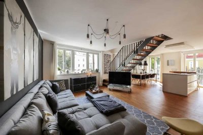 Exklusiver Maisonette-Wohntraum mit Dachterrasse – Repräsentatives Wohnen in der Altstadt von ING