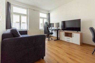 Schönes Apartment in angesagter Lage | voll möbliert | Tageslichtbad mit Dusche  | Keller