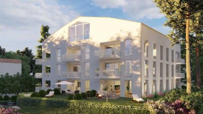 Erstbezug mit Weitblick! Exklusive, ruhige 2-Zi. Wohnung mit großem Balkon im 2. OG in Kempten