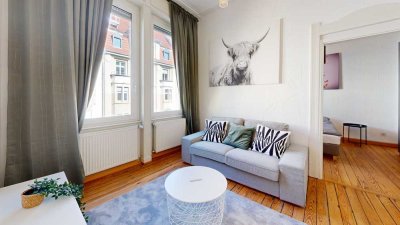 Erstbezug nach Sanierung mit EBK und Balkon: exklusive 4-Zimmer-Wohnung in Saarbrücken
