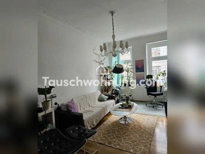 Tauschwohnung: Vollständig möblierte 70m2 Wohnung mit Balkon in Reudnitz