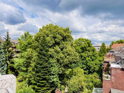 Penthouse mit Blick ins Grüne: Großzügiger, ruhiger, heller Rückzugsort