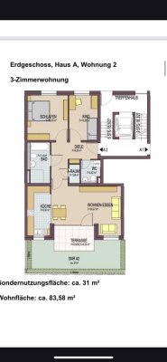 Erstbezug in Freiburg-Littenweiler – moderne 3-Zimmer-Wohnung mit Terrasse & kleinem Garten