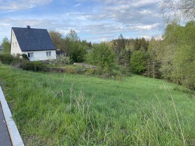 freistehendes Einfamilienhaus mit zusätzlichem Bauplatz und weitläufigen Wald- Wiesenanteil