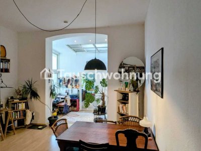 Tauschwohnung: Altbau Hochparterre mit hellem Anbau