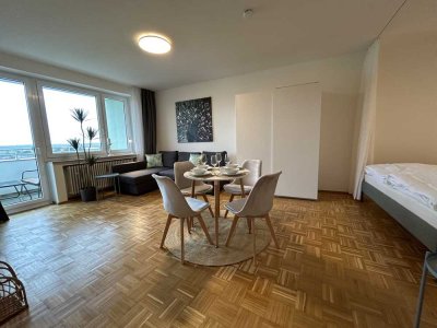 Traumhafte voll-möbliertes Penthouse mit Alpenblick im 8. Stock