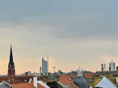 von Privat – Penthouse Erstbezug – Über den den Dächern Leipzigs, EBK, TG