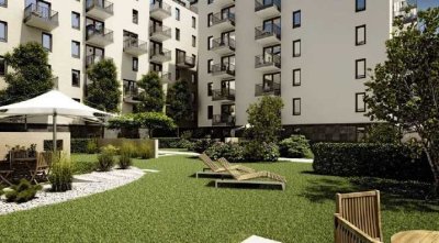 Exklusives Neubau-Wohnen in der Europa-Allee: Apartment mit Balkon, EBK, Tiefgarage - PROVISIONSFREI
