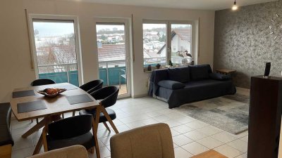 Ebenerdige 3-Zimmer-Wohnung mit Weitblick