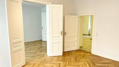Provisionsfreie und renovierte 3 Zimmer Altbauwohnung in zentraler Ruhelage nahe Liechtensteinpark