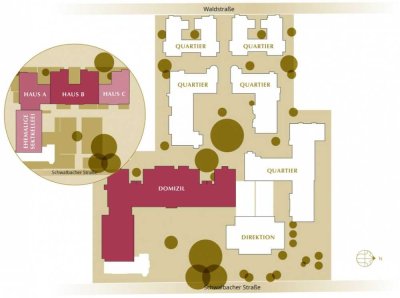 Stufenfrei wohnen mit Sun-Downer-Balkon in der Residenz "Domizil Eltville"