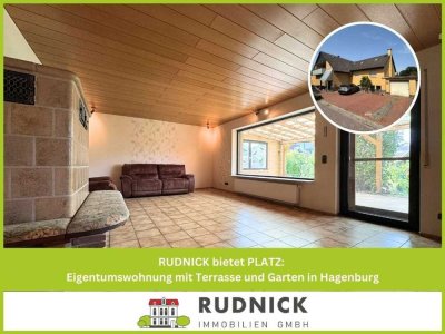 RUDNICK bietet PLATZ: Eigentumswohnung mit Terrasse und Garten in Hagenburg