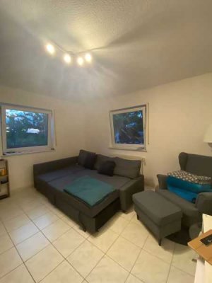 Gepflegte 2-Zimmer-Souterrain-Wohnung mit Terrasse in Bornheim