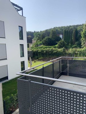 Neubau 2023 mit Balkon: Exklusive 2-Zimmer-Wohnung mit gehobener Innenausstattung in Aystetten
