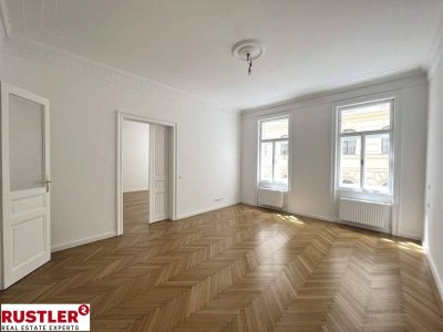 Sanierte Altbauwohnung bei der Mariahilfer Straße - 6 Zimmer + Balkon