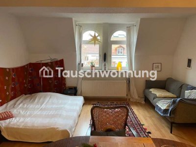 Tauschwohnung: Gemütliche 2 Raum-Wohnung Ecke Karli mit Gemeinschaftsgarten
