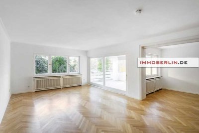 IMMOBERLIN.DE - Top-Citylage! Frisch renovierte 3-Zimmer-Wohnung mit Sonnenterrasse in Grunewald