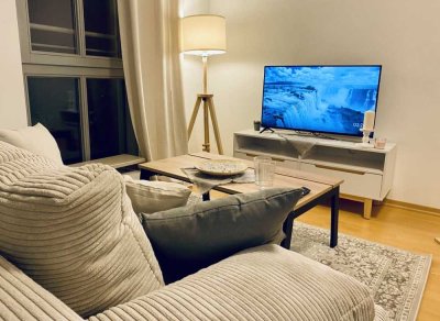 Möbliertes 1-Zimmer Appartement mit traumhaften Balkon im Zentrum Süd