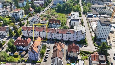 Schöne, moderne 1-Zimmer-Wohnung mit Doppelparker-Stellplatz in KN-Petershausen