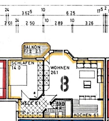 2 Zimmerwohnung in Karlsruhe Oberreut