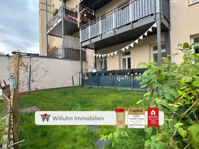 Moderne Dreizimmerwohnung | Balkon | Privater Gartenanteil | Tageslichtbad | Gäste-WC