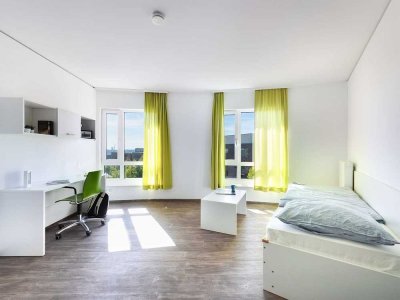 Erstbezug nach Modernisierung: Möbliertes + helles 1-Zimmer-Apartment am Campus Riedberg | Maxi Bude