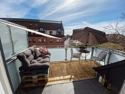 Möblierte 1 Zimmer Wohnung mit Balkon