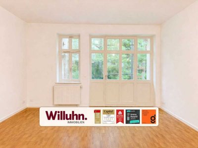 2015 sanierte Denkmalwohnung mit eigenem Garten und Balkon