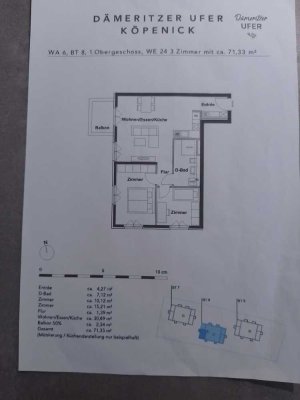 Suche Nachmieter für moderne 3-Zi.-Wohnung in Berlin-Rahnsdorf, am Dämeritzsee