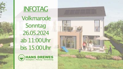 Infotag am 26.05. / 11-15 Uhr: Wohntraum verwirklichen: Doppelhaushälfte mit Südgarten in Volkmarode