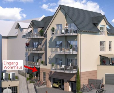 Neubau 3-Zimmer-Wohnung mit Balkon in Essenheim