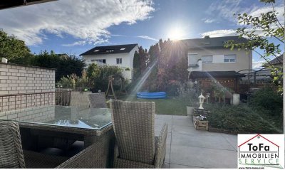 ToFa: geräumige DHH mit Garten+Terrasse+Keller+ausgebautes DG+Stellplatz und Garage