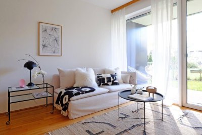 Bezaubernde 2-Zimmer-Wohnung mit Terrasse, Garten und TG-Stellplatz in Urfahr nahe JKU