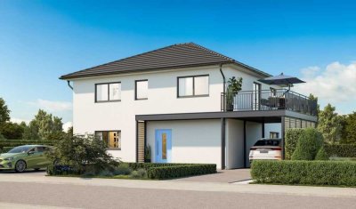 Zweigenerationenhaus als Stadtvilla (schlüsselfertiger Hauspreis)