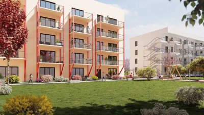 Helle 4-Zimmer Wohnung im 3. OG mit Balkon in Augsburg-Oberhausen