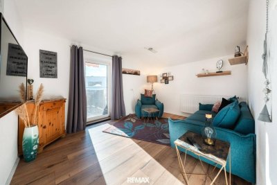 Wohnen mit Bergblick – 4-Zimmer-Wohnung mit Balkon und Hornblick