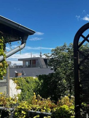 Penthouse-Oase in historischer Mitte