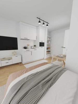 Kompaktes Design-Apartment – möbliert, ausgestattet & bezugsbereit ab 01.09.2025 Apartment Nr. 13