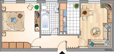 2-Zimmer-Wohnung in Recklinghausen Süd