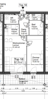 Geförderte 2-Zimmer Wohnung | Junges Wohnen | ca. 57 m² | Balkon